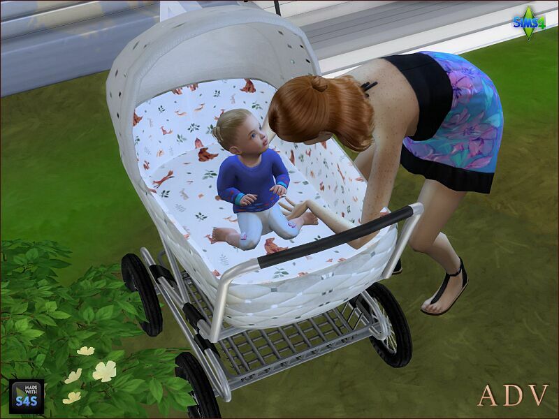 Strollers For Infants Sims 4 CC Download