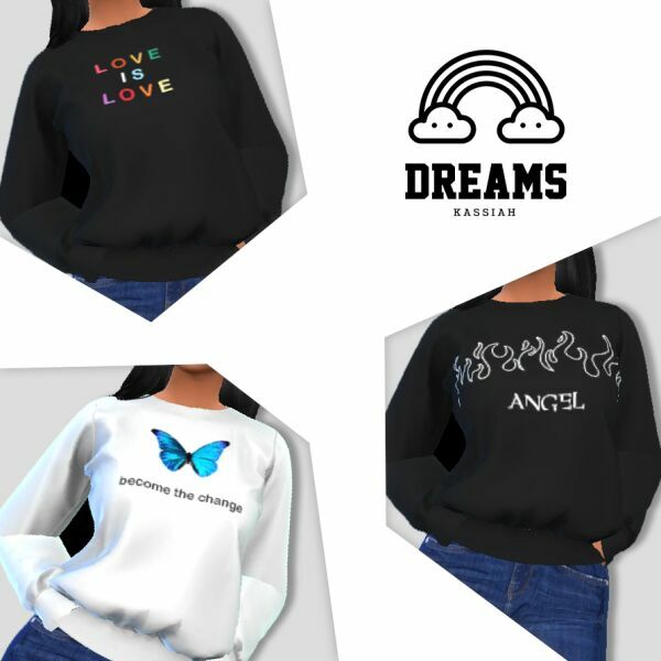 Sweaters By Dreamsccsims Sims 4 CC