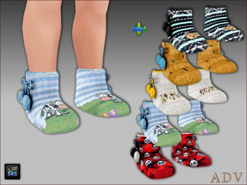 sims 4 cc sweatshirts pants and slippers for toddlers 7