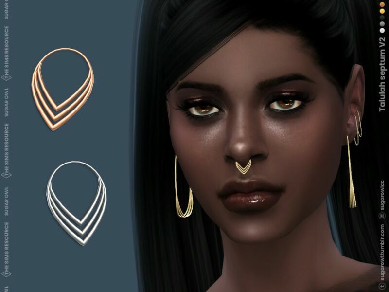 Talulah Septum V2 Sims 4 CC