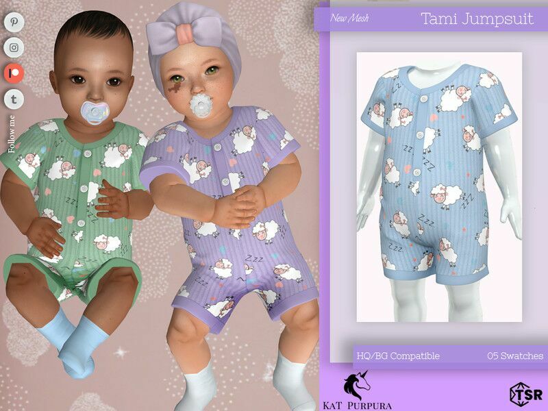 Tami Jumpsuit Sims 4 CC