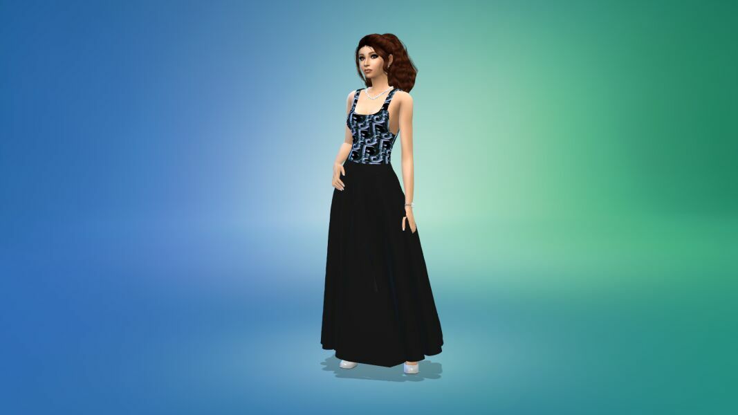 sims 4 cc the long elegant designers party dress by vtk 9