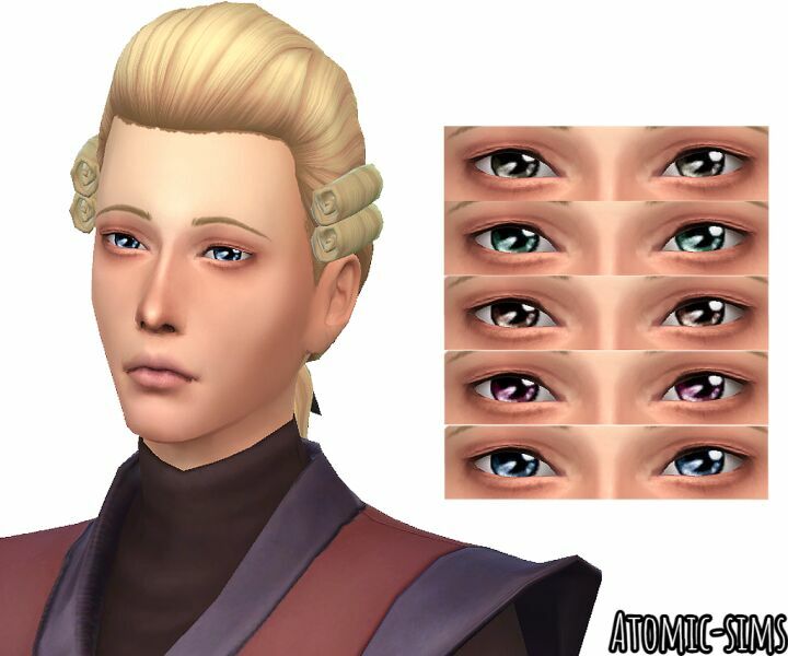 Tifa ANI Eyes C Conversion By Atomic-Sims Sims 4 CC