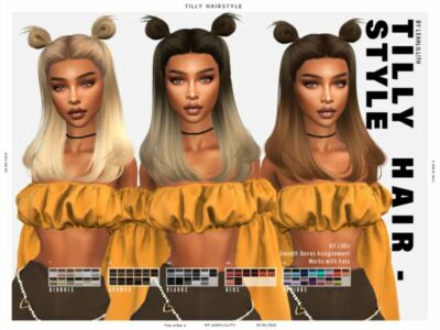 Tilly Hairstyle Sims 4 CC