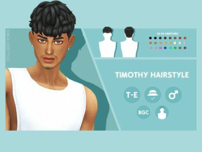 Timothy Hairstyle By Simcelebrity00 Sims 4 CC