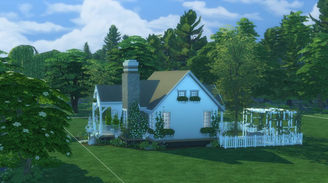 sims 4 cc tiny cottage home 2