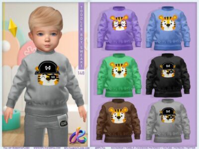 Toddler BOY Sweater RPL148 By Robertaplobo Sims 4 CC