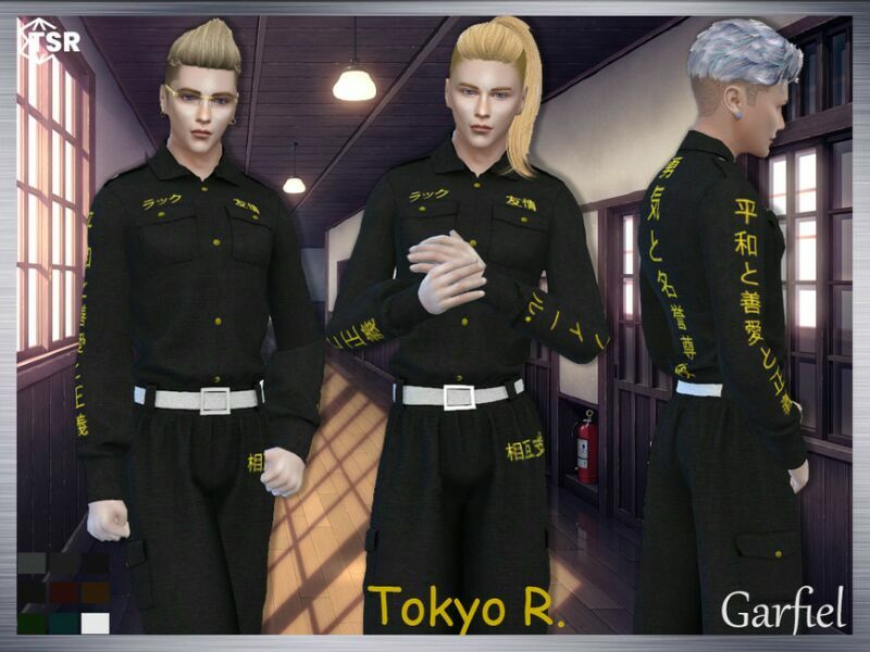 Tokyo R. By Garfiel Sims 4 CC