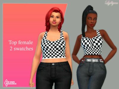 TOP Female Leda By Lyllyan Sims 4 CC