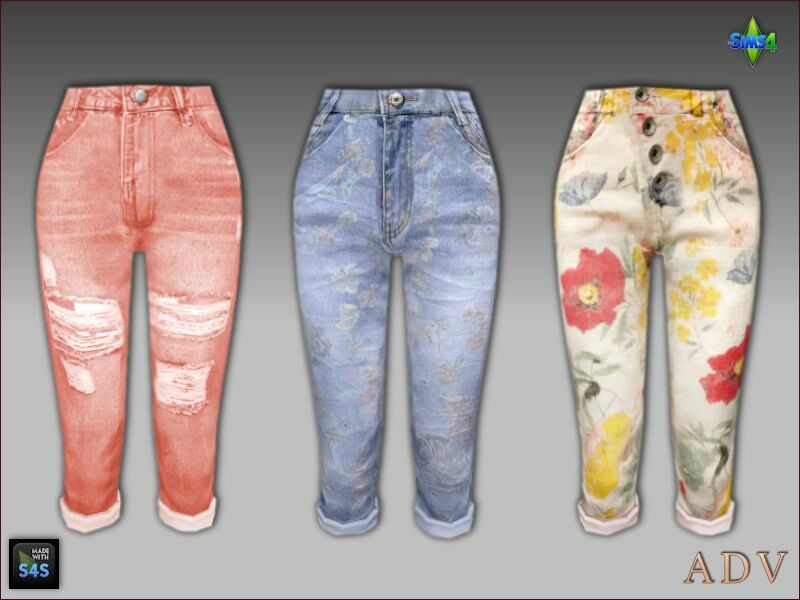 sims 4 cc tops and pants 3