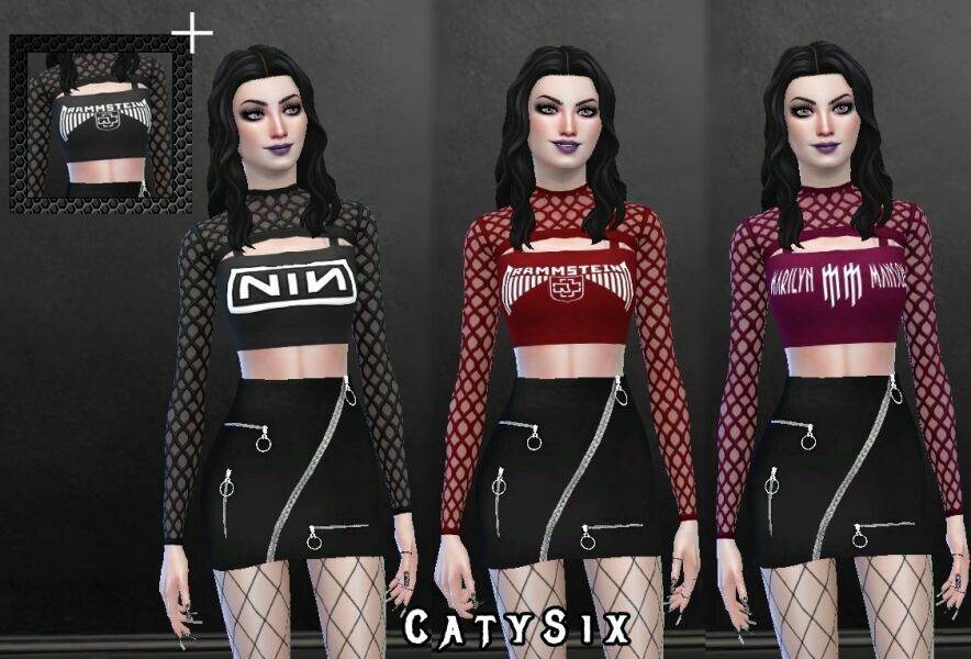 sims 4 cc tops bands v4 by catysix 2