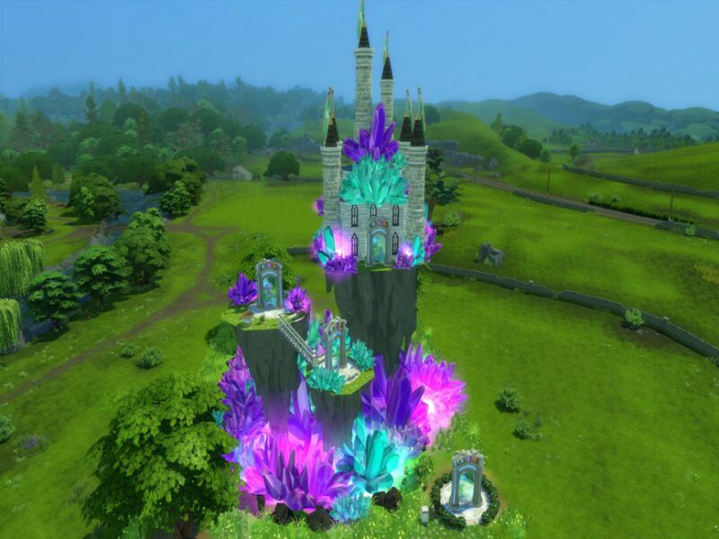 sims 4 cc tower amethyst by susancho93 2