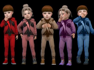 Tracksuit Boys And Girls By Trudieopp Sims 4 CC