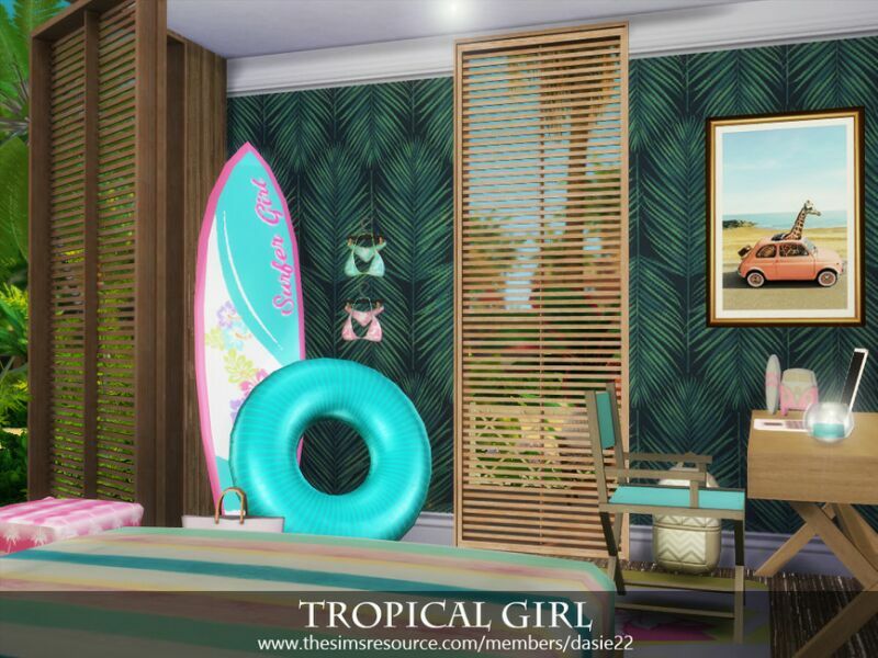 sims 4 cc tropical girl by dasie2 4