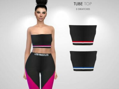 Tube TOP By Puresim Sims 4 CC