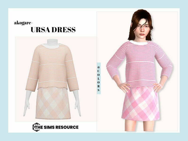 Ursa Dress Sims 4 CC