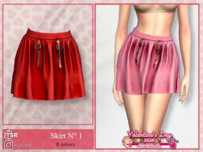 Valentine’S Day_Skirt_1 Sims 4 CC