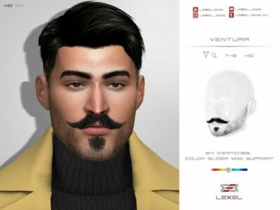 Ventura (Facial Hair) Sims 4 CC