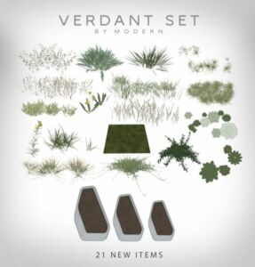 Verdant SET By Modern Sims 4 CC