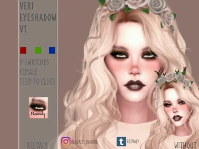 Veri Eyeshadow V1 By Reevaly Sims 4 CC