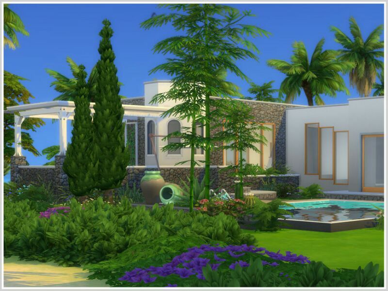 sims 4 cc villa dalt empty shell no cc by philo 2