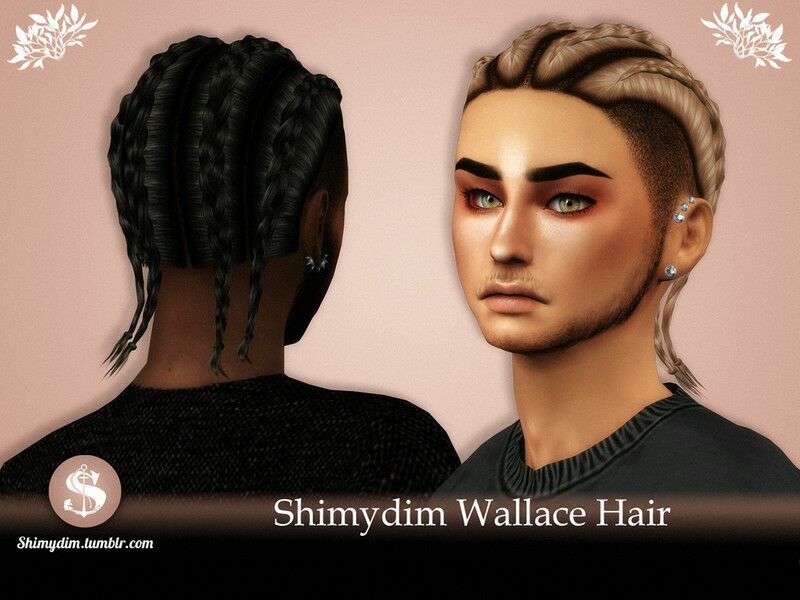 Wallace Hairstyle Sims 4 CC