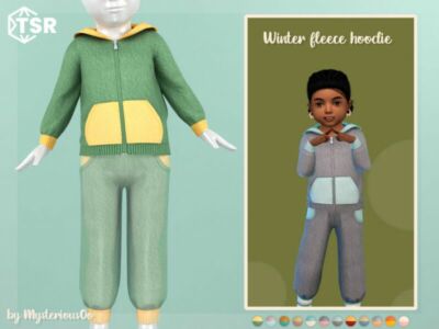 Winter Fleece Hoodie By Mysteriousoo Sims 4 CC