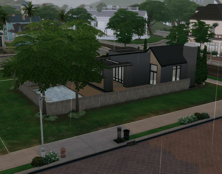 sims 4 cc 12 sentinel lane home basegame shell 5