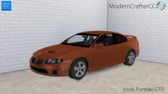 2006 Pontiac GTO Sims 4 CC