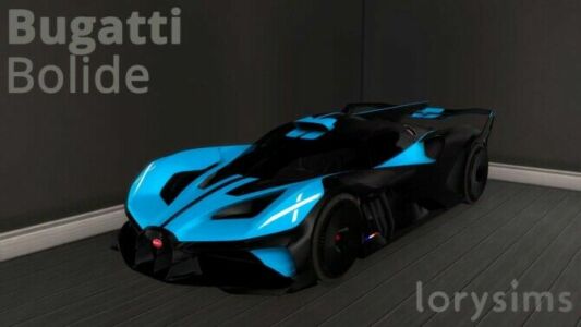 2020 Bugatti Bolide Concept By Lorysims Sims 4 CC