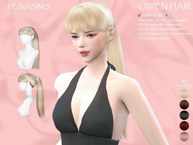 60 Owen Hair Sims 4 CC