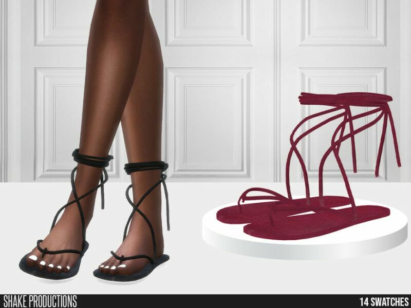 806 – Female Sandals By Shakeproductions Sims 4 CC