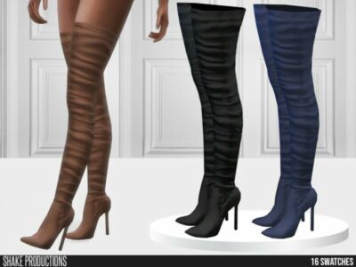 844 – High Heel Boots By Shakeproductions Sims 4 CC