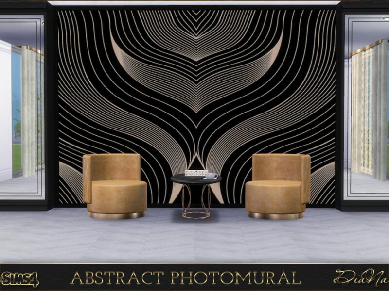 sims 4 cc abstract photomural 43 by dianasims 2