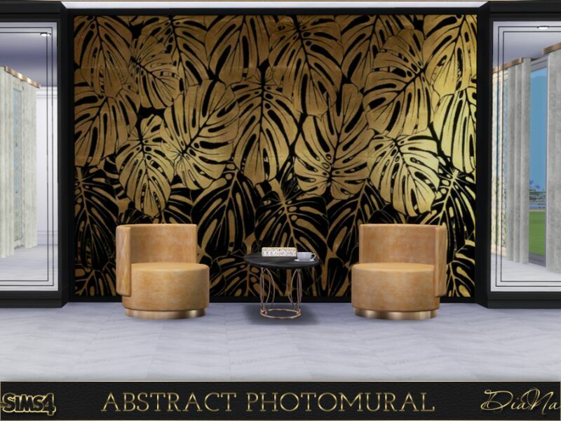 sims 4 cc abstract photomural 43 by dianasims 3