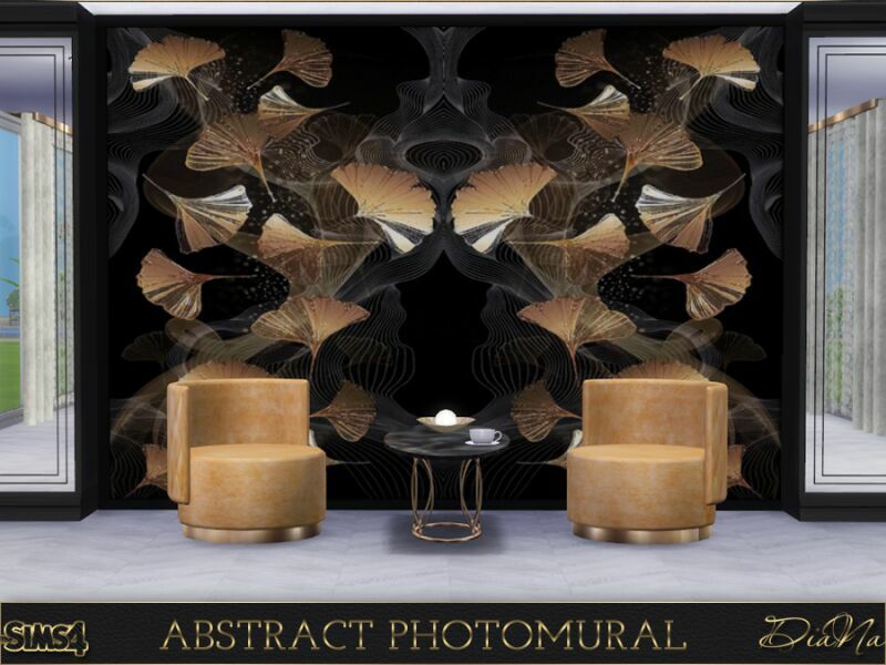 sims 4 cc abstract photomural 43 by dianasims 4