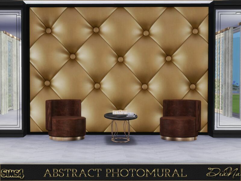 sims 4 cc abstract photomural 43 by dianasims 5