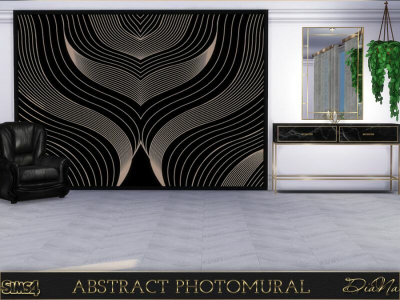 sims 4 cc abstract photomural 43 by dianasims 6