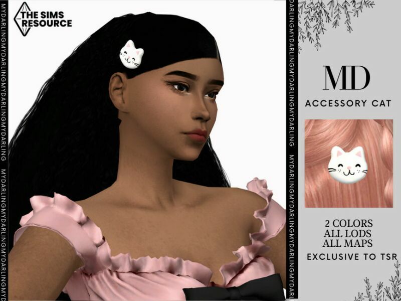 Accessory CAT Hair Adult By Mydarling20 Sims 4 CC