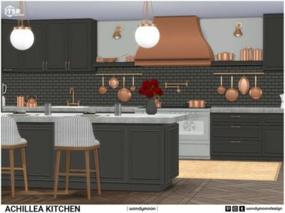 Achillea Kitchen – Part I By Wondymoon Sims 4 CC