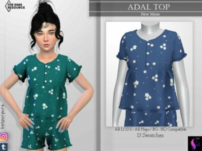 Adal TOP By Katpurpura Sims 4 CC