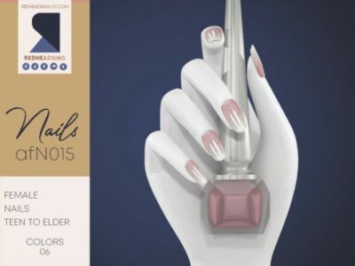 AF Nails N015 Sims 4 CC