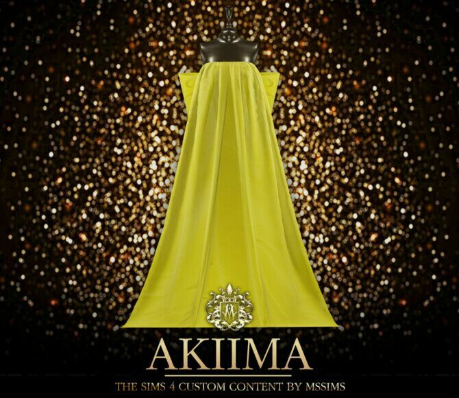 Akiima Gown By Mssims Sims 4 CC