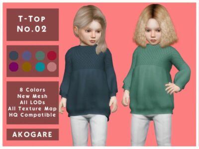 Akogare T-Top NO.02 By _Akogare_ Sims 4 CC