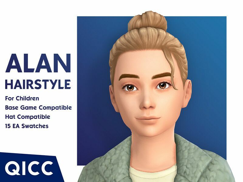 Alan Hair Sims 4 CC