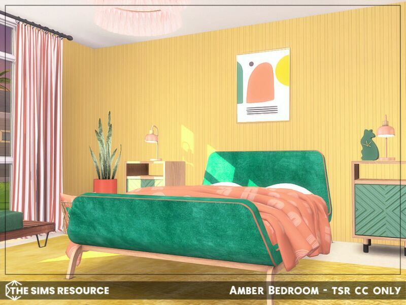 sims 4 cc amber bedroom tsr cc only by sharon337 2