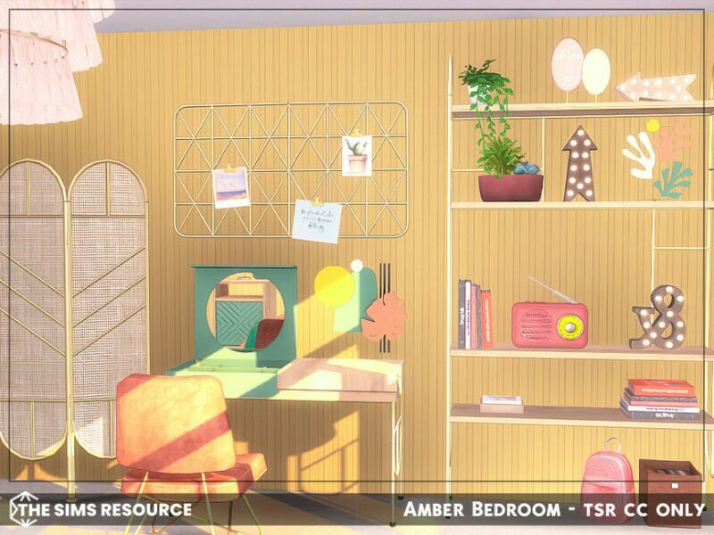 sims 4 cc amber bedroom tsr cc only by sharon337 3