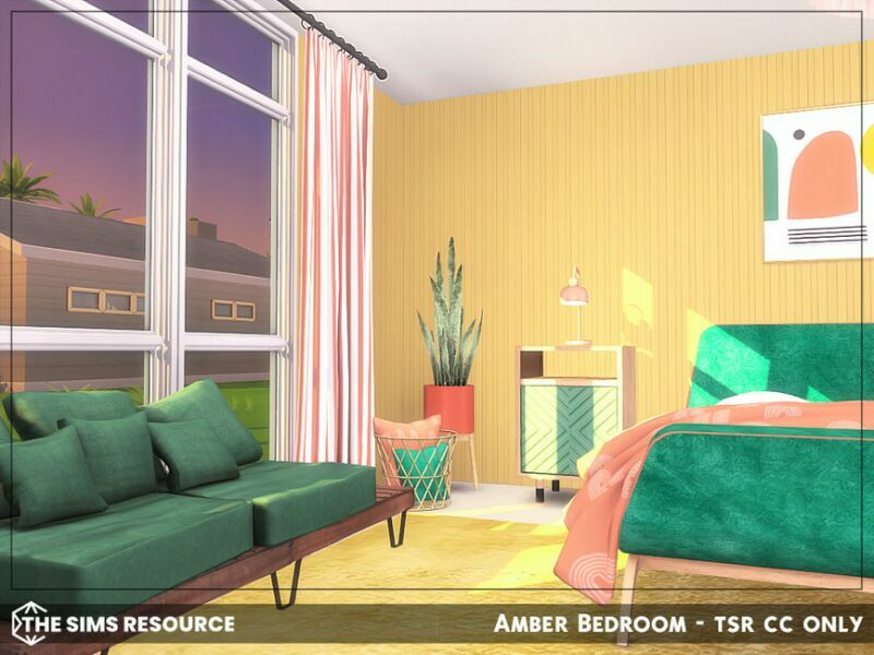 sims 4 cc amber bedroom tsr cc only by sharon337 6