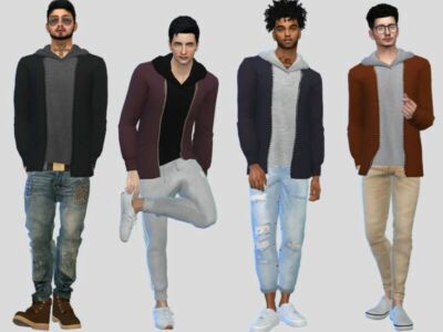 Ambrose Hoodie Jacket By Mclaynesims Sims 4 CC