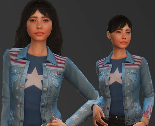 sims 4 cc america chavez by monosims 3